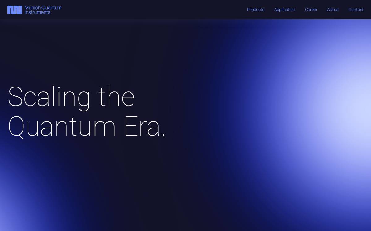 Munich Quantum Instruments website preview