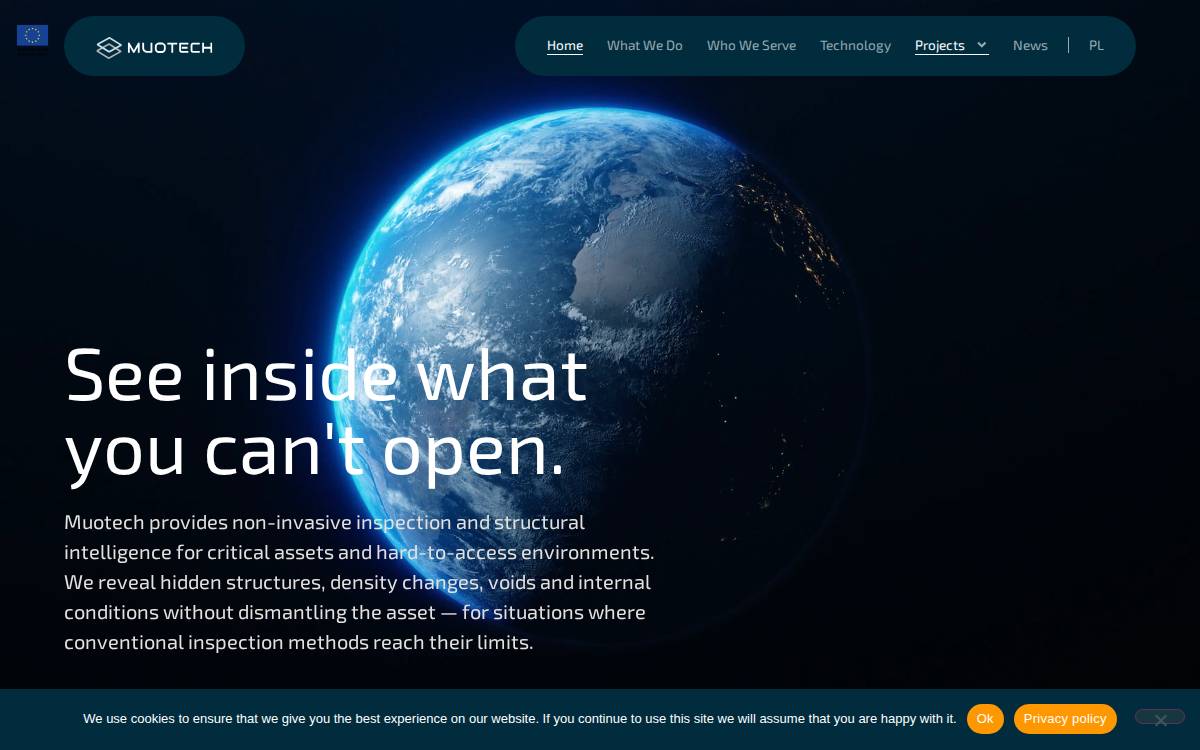Muotech website preview