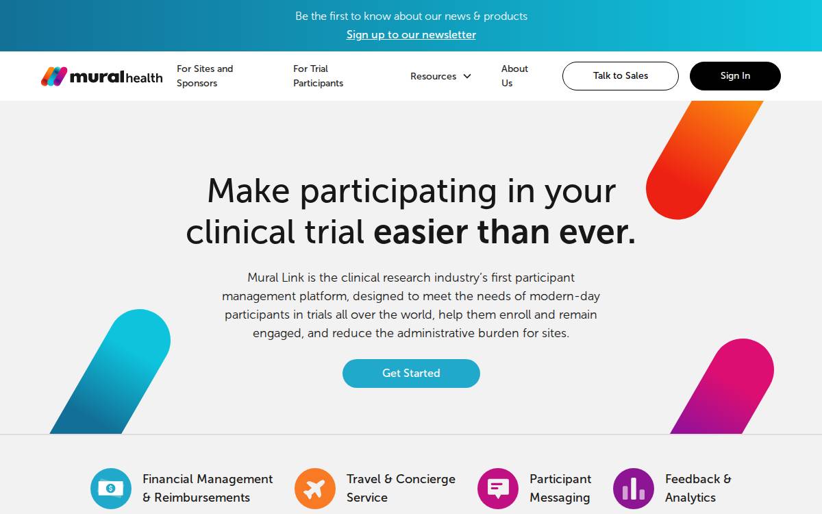 Mural Health website preview