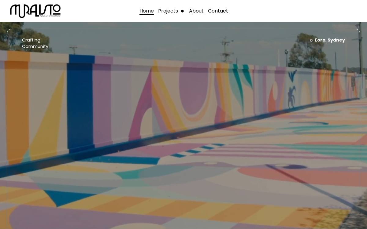 Muralisto website preview