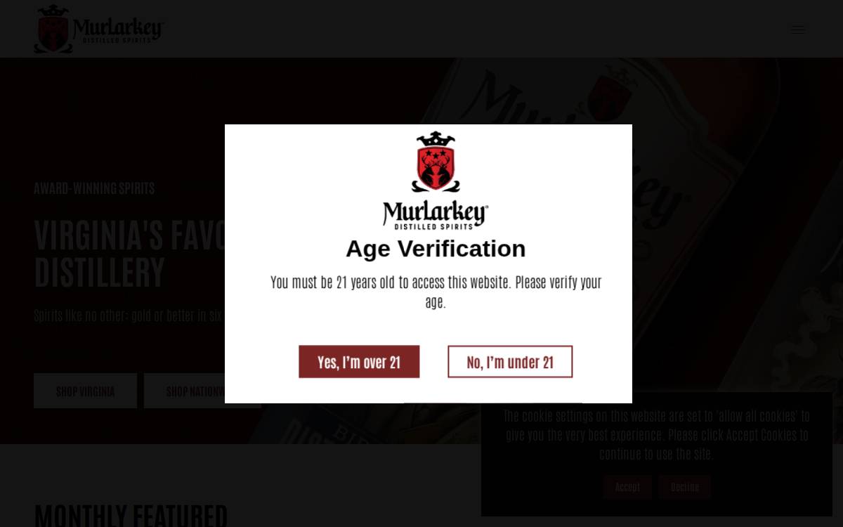 Murlarkey website preview