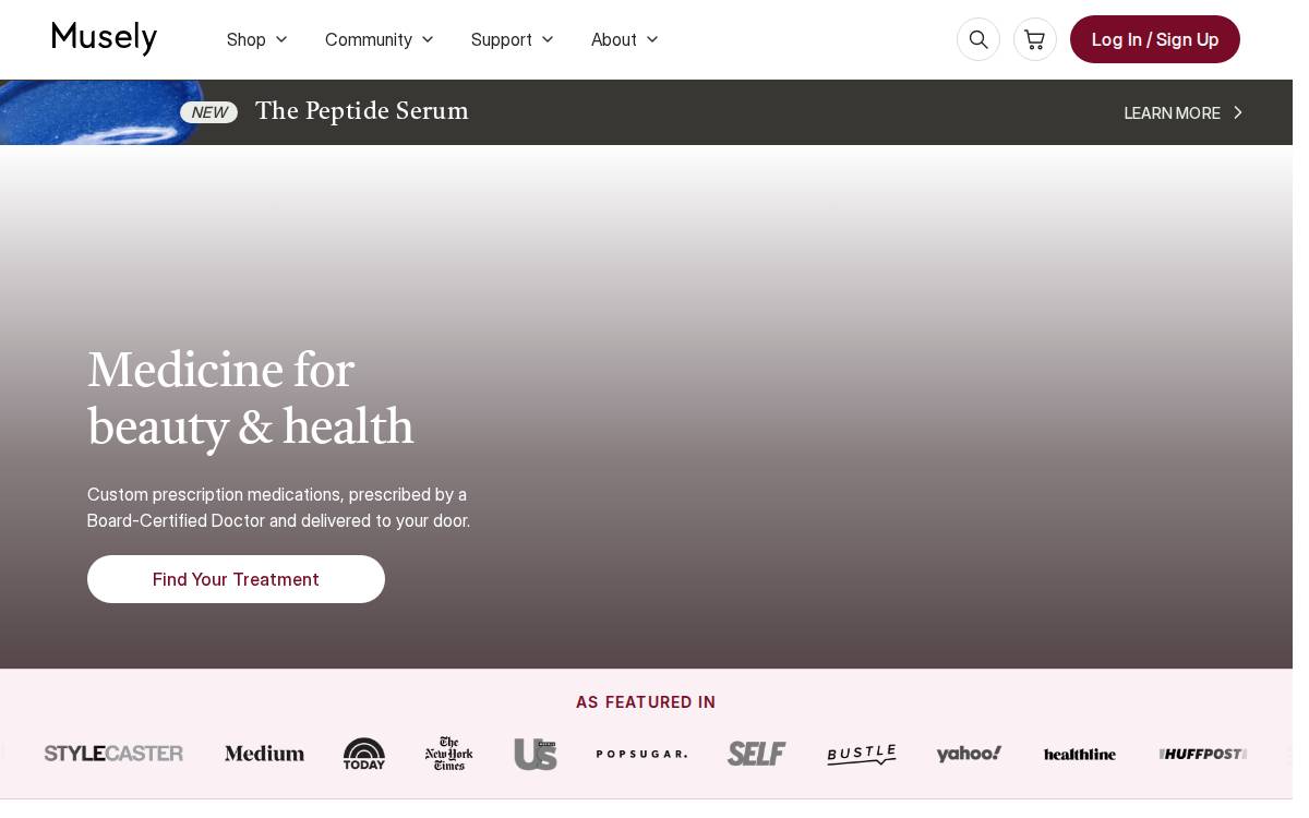 Musely website preview