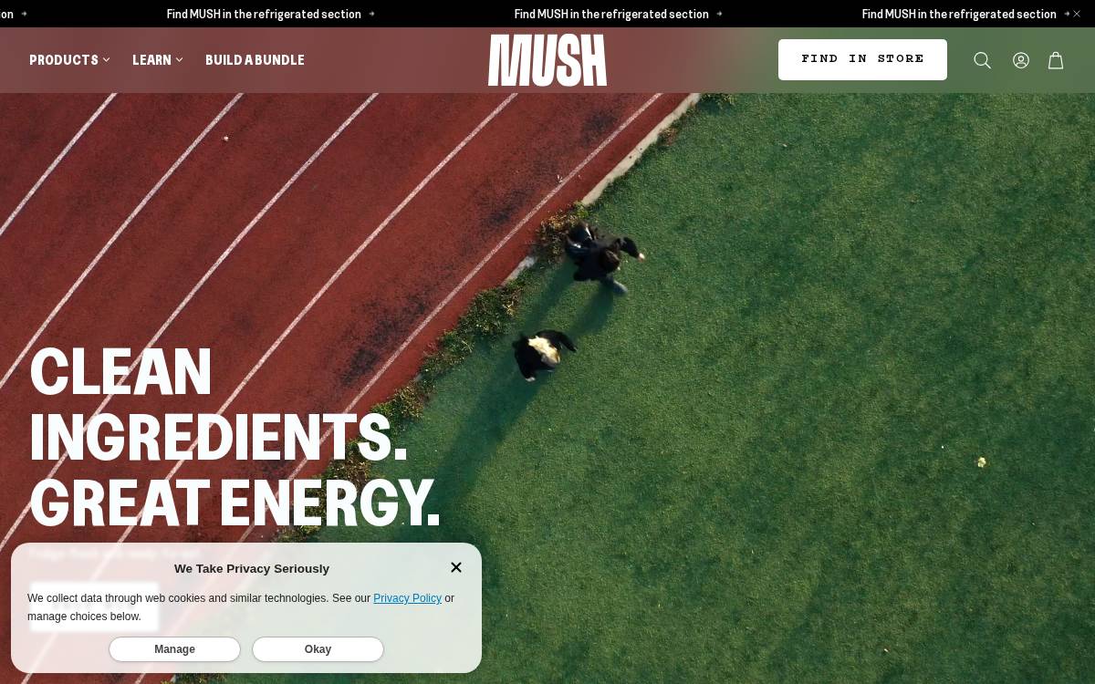 MUSH website preview