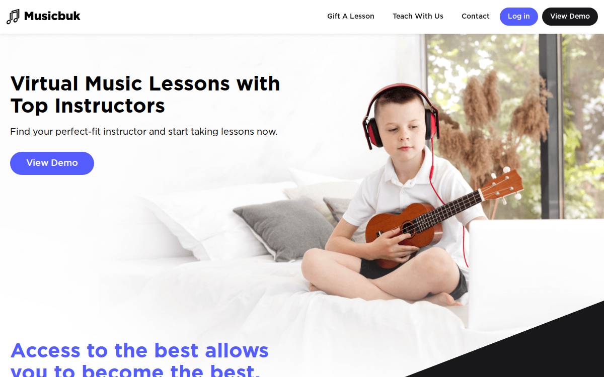 Musicbuk website preview