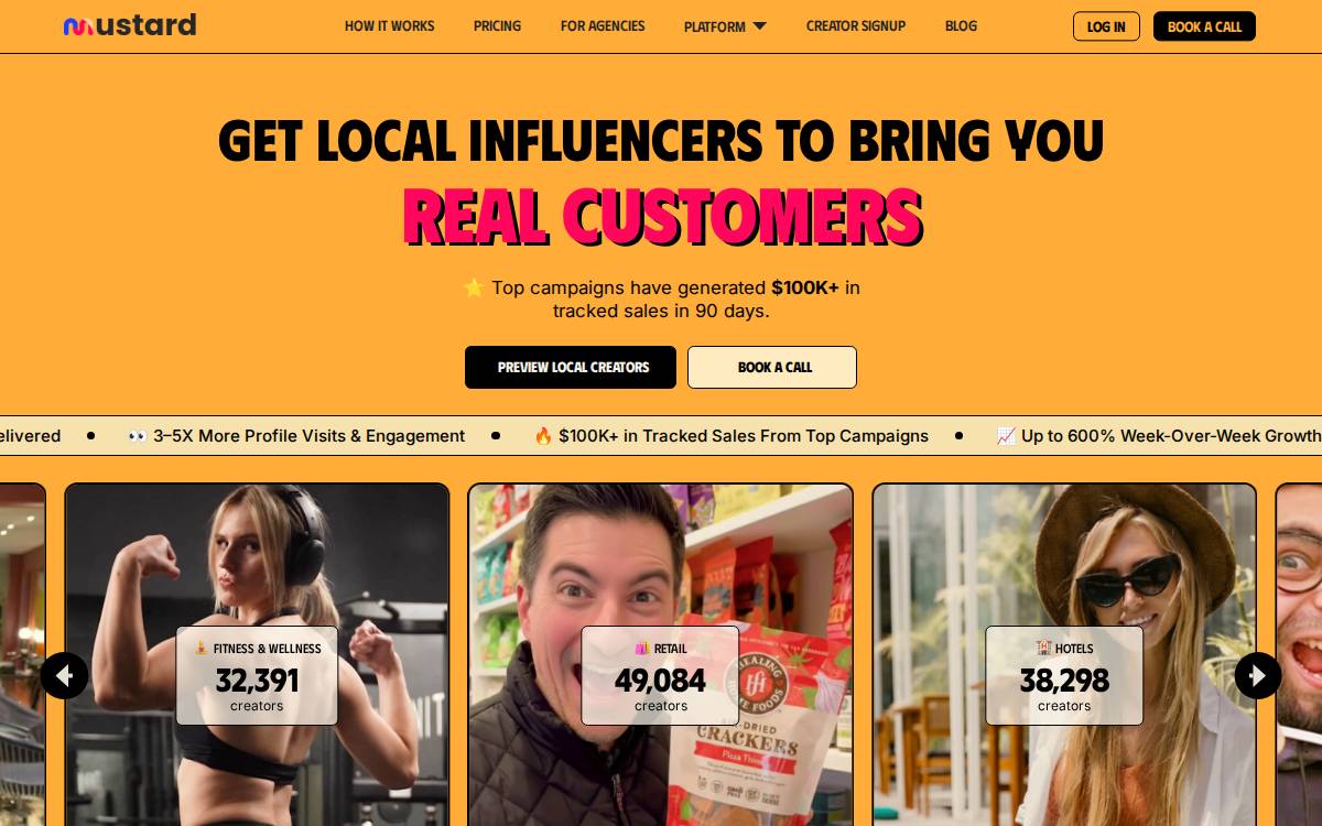 Mustard website preview