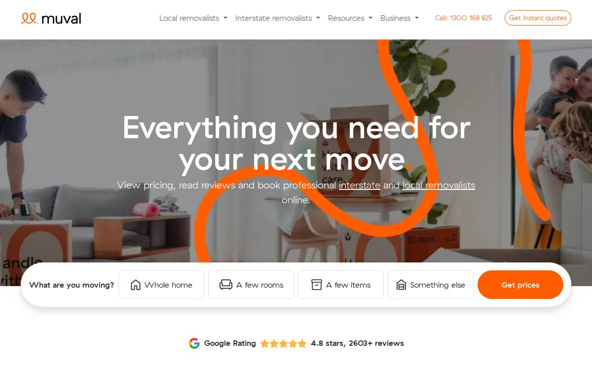 Muval website preview