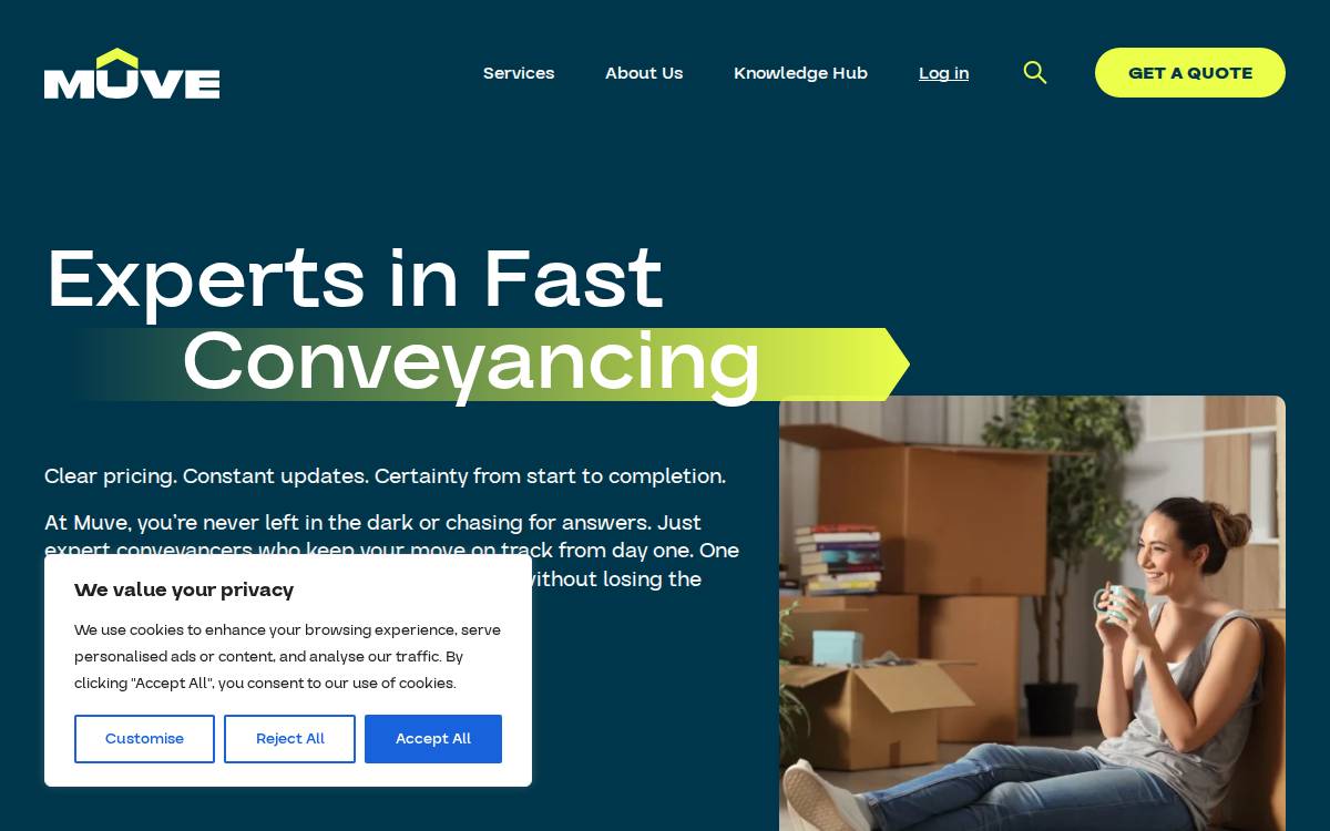 Muve website preview