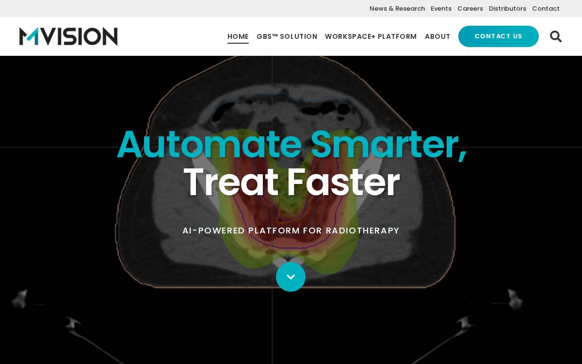Mvision website preview