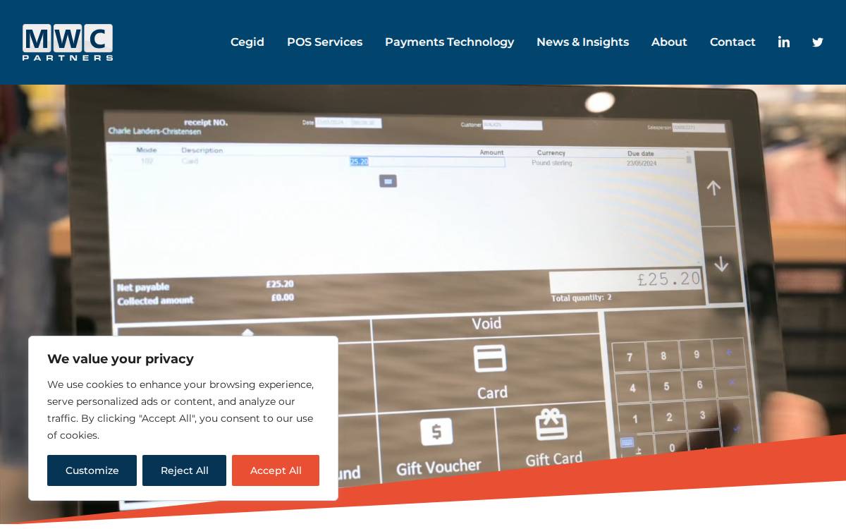 MWC Partners website preview