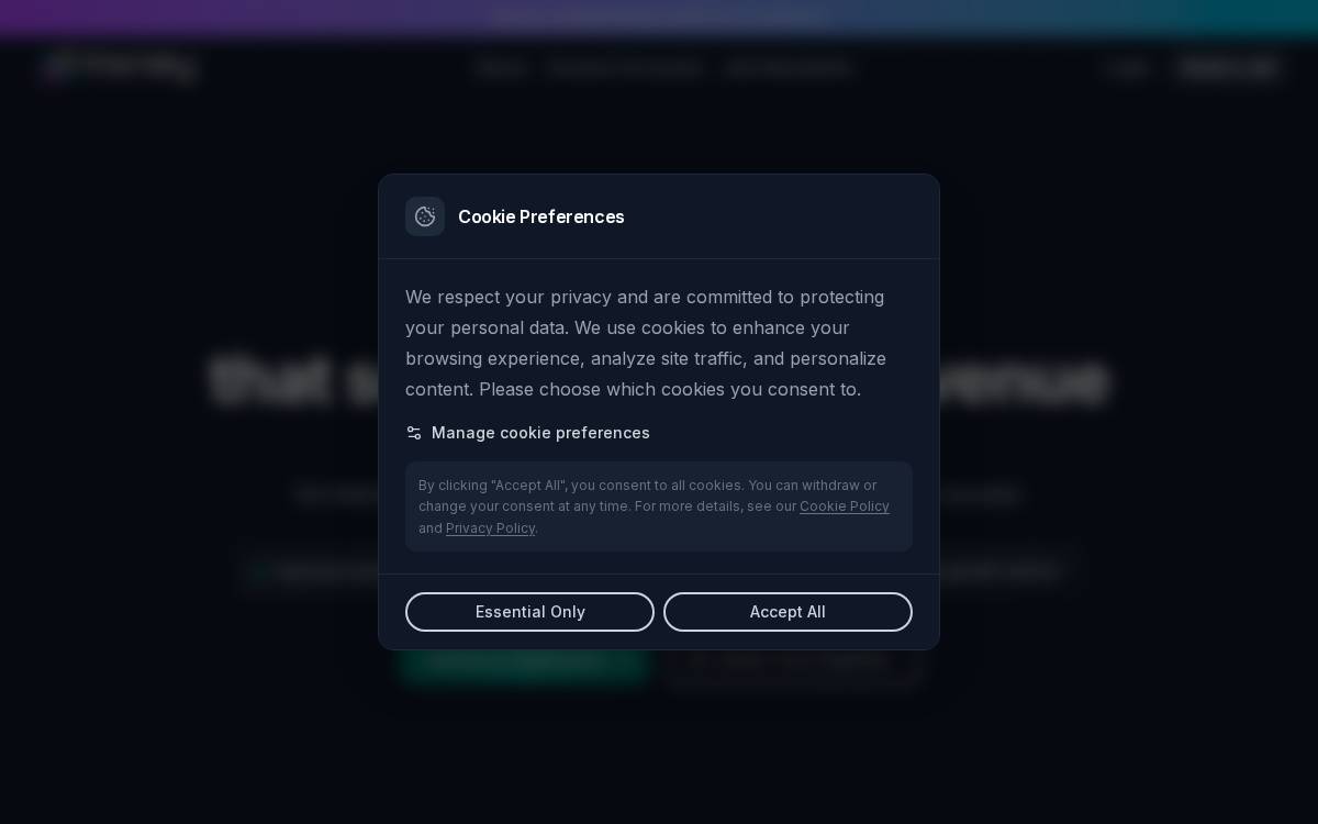 Mxney website preview