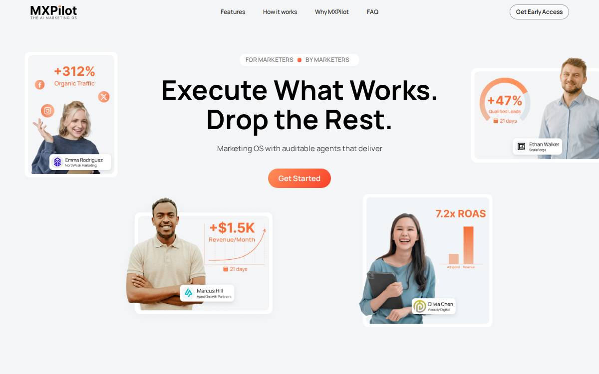 Mxpilot website preview