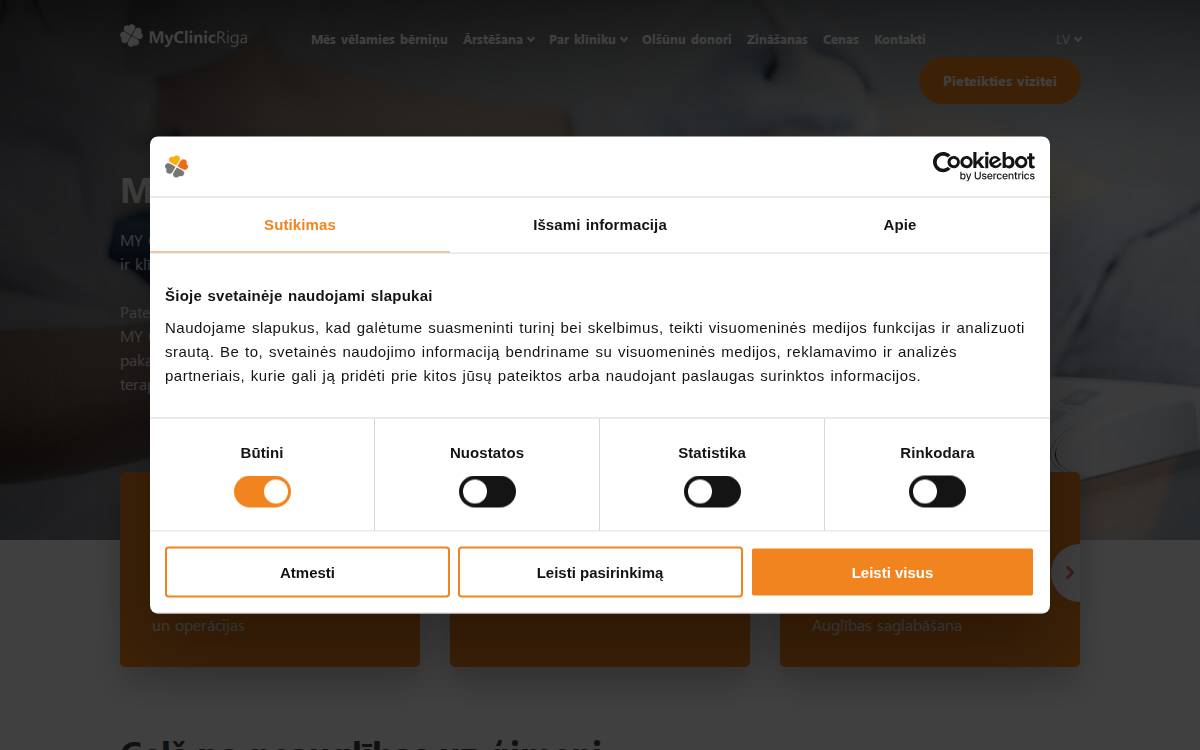 My Clinic website preview