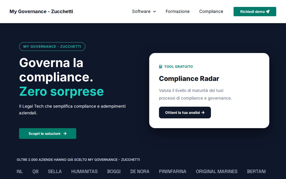 My Governance website preview
