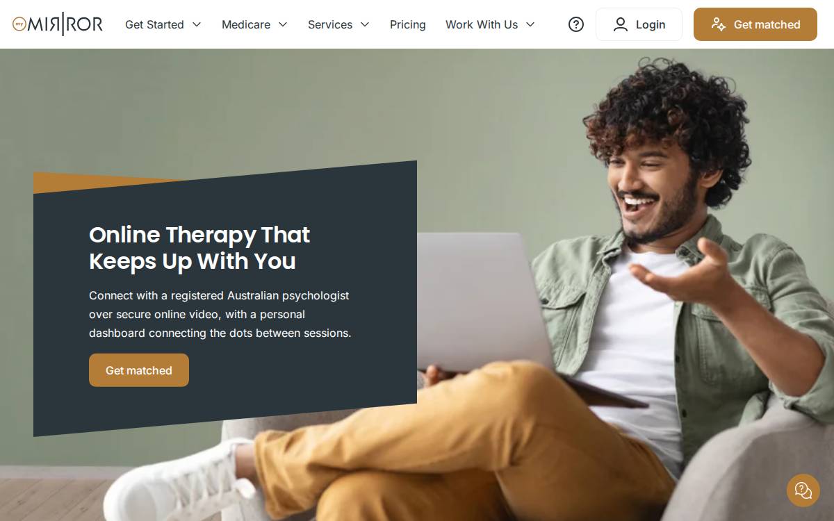 My Mirror website preview
