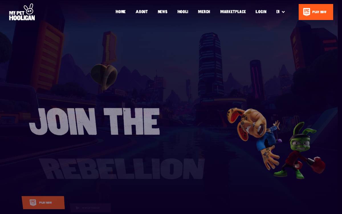 My Pet Hooligan website preview