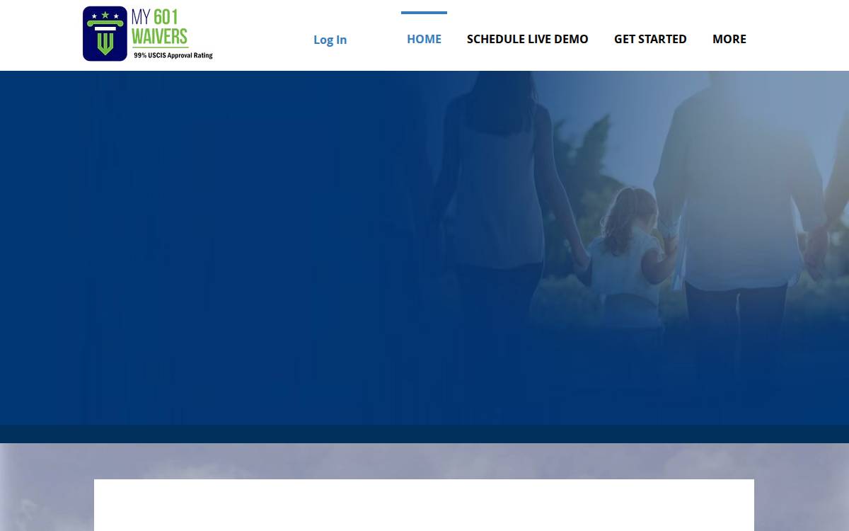 My601Waivers website preview