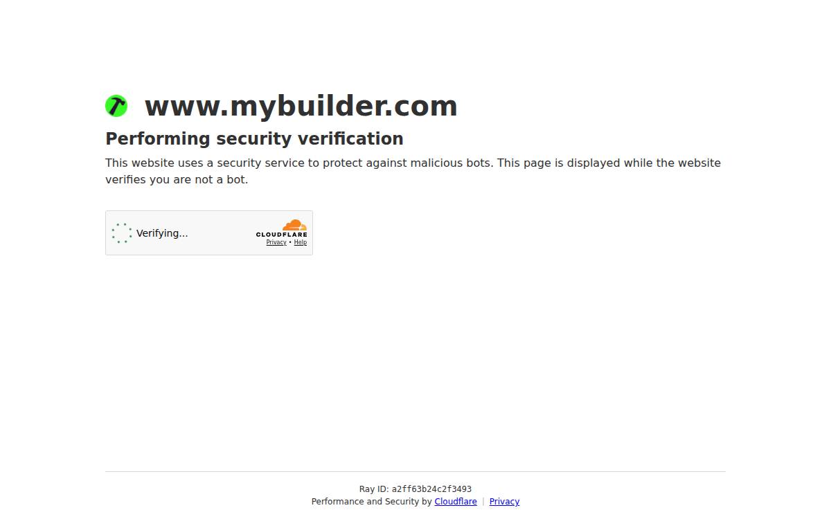 Mybuilder website preview