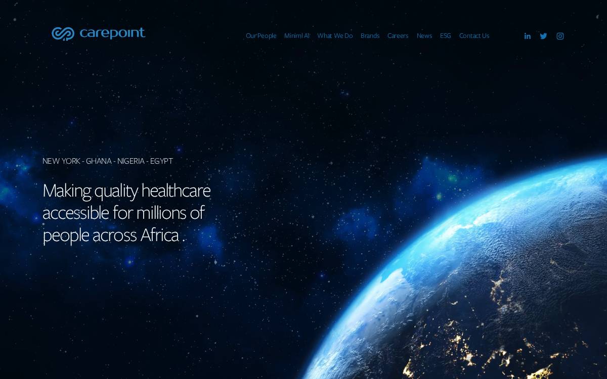 Mycarepoint website preview