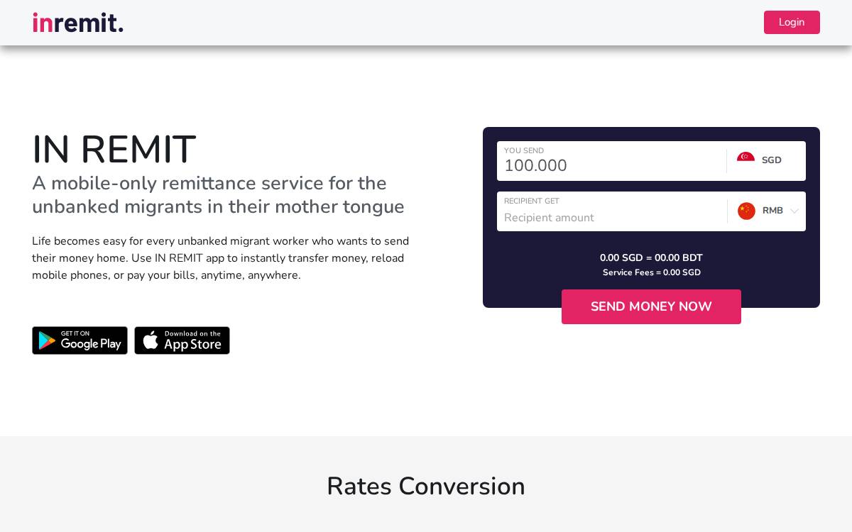 Mycash website preview