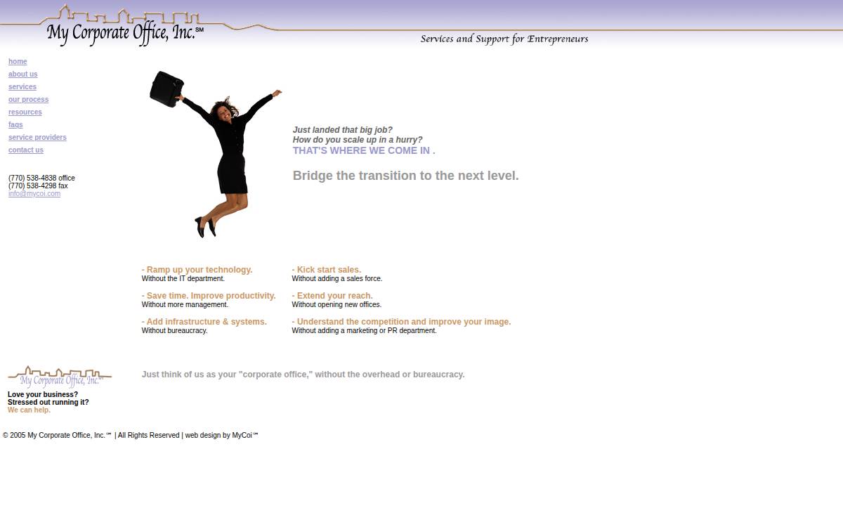 myCOI website preview
