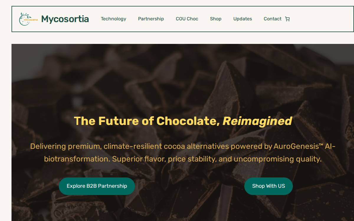 Mycosortia website preview