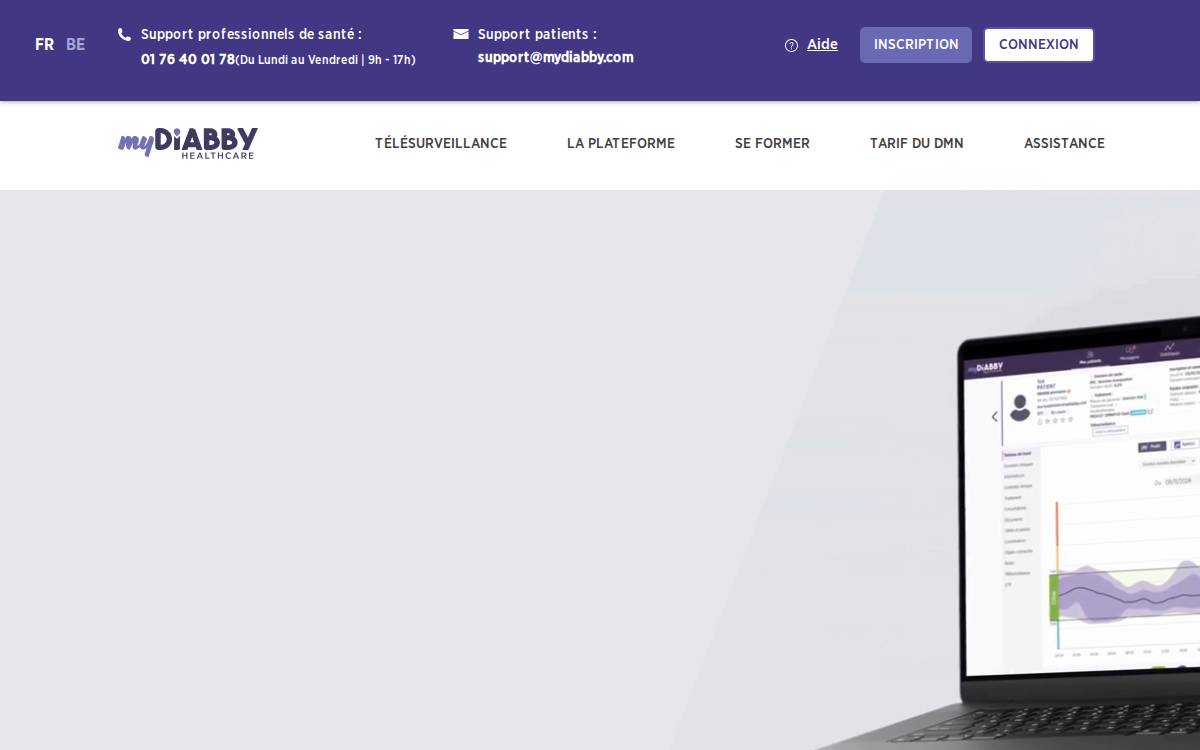 MyDiabby website preview