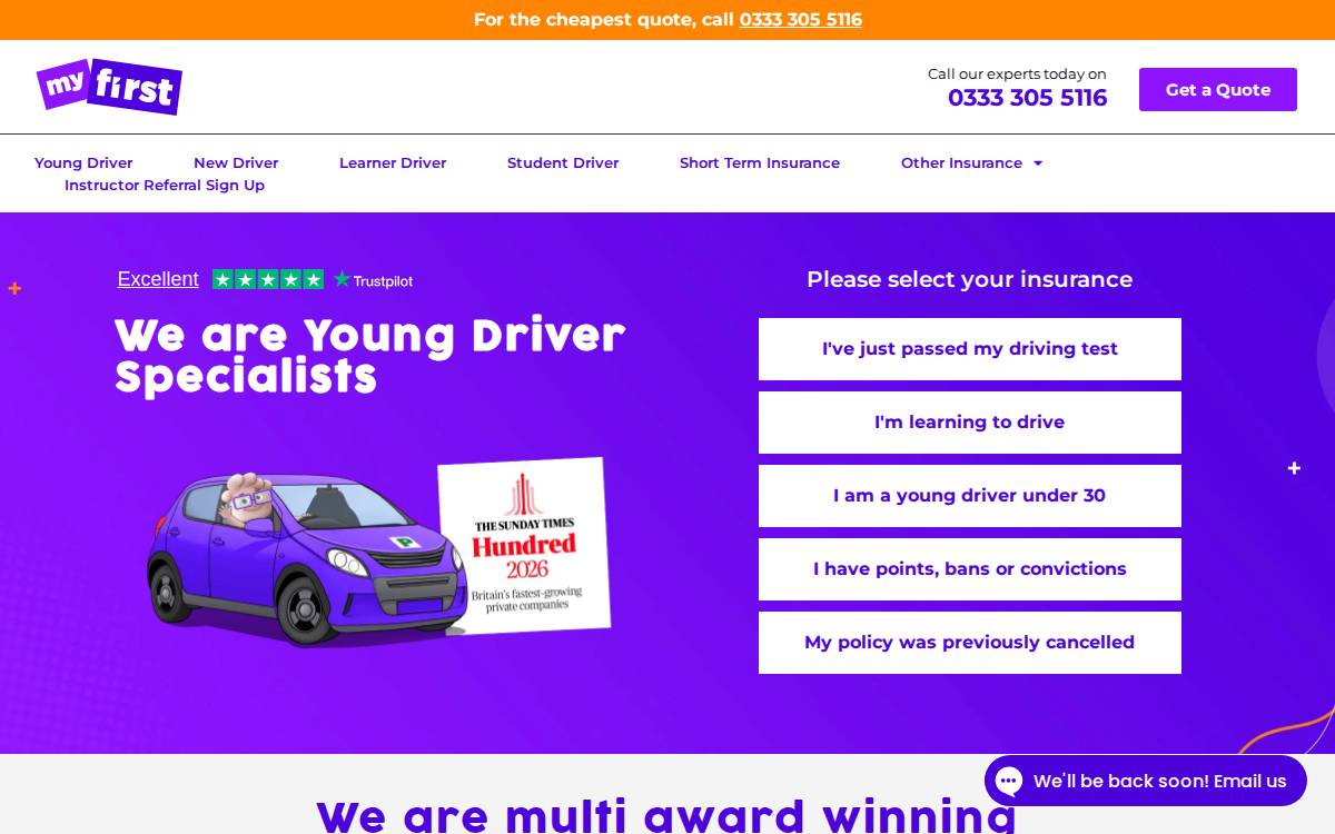 myFirst website preview