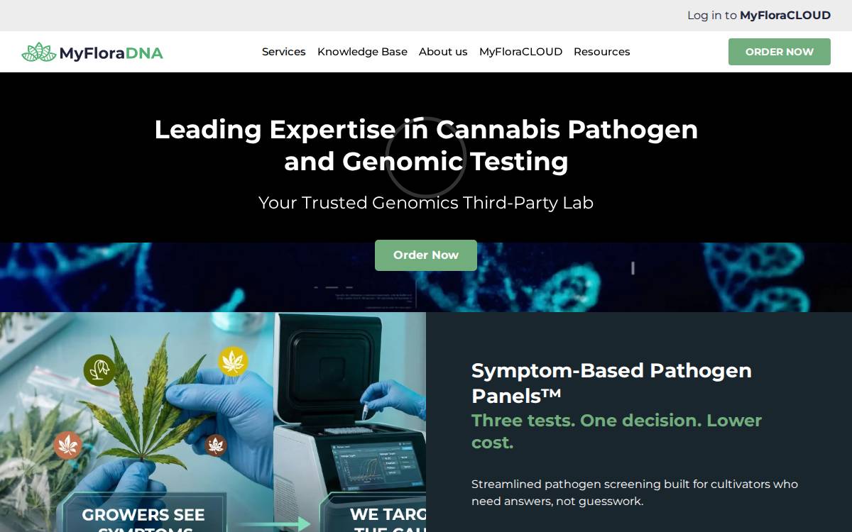 Myfloradna website preview