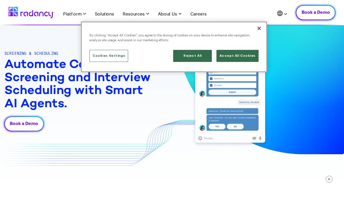 Myinterview website preview
