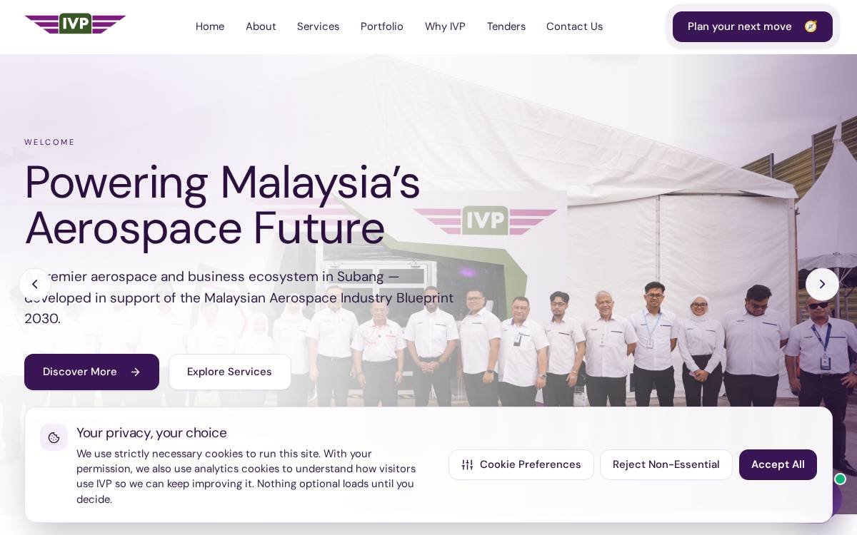 Myivp website preview