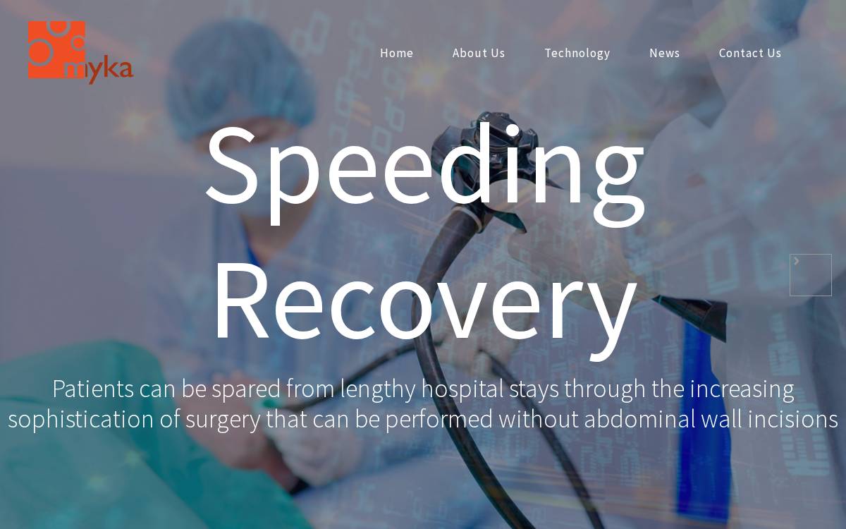 Myka Labs website preview