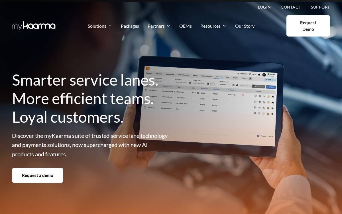 Mykaarma website preview