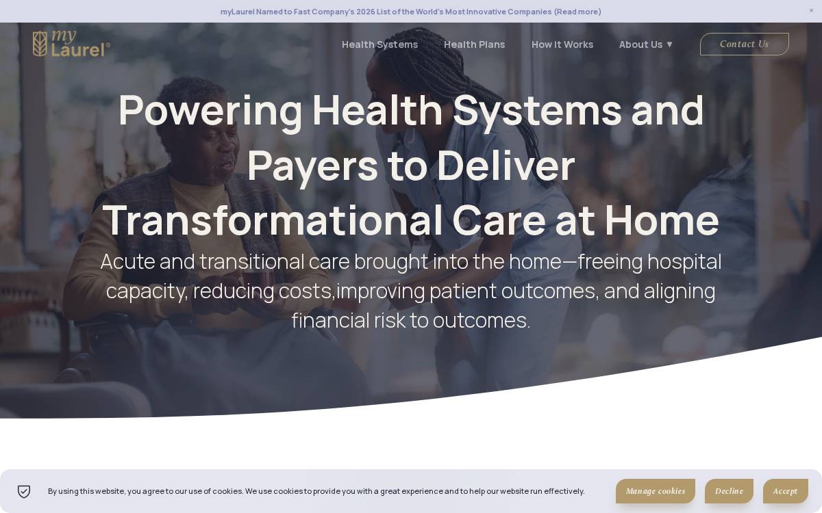 myLaurel website preview