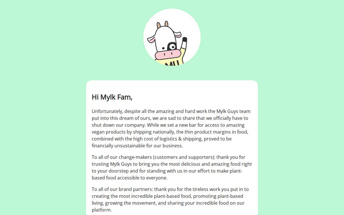Mylk Guys website preview