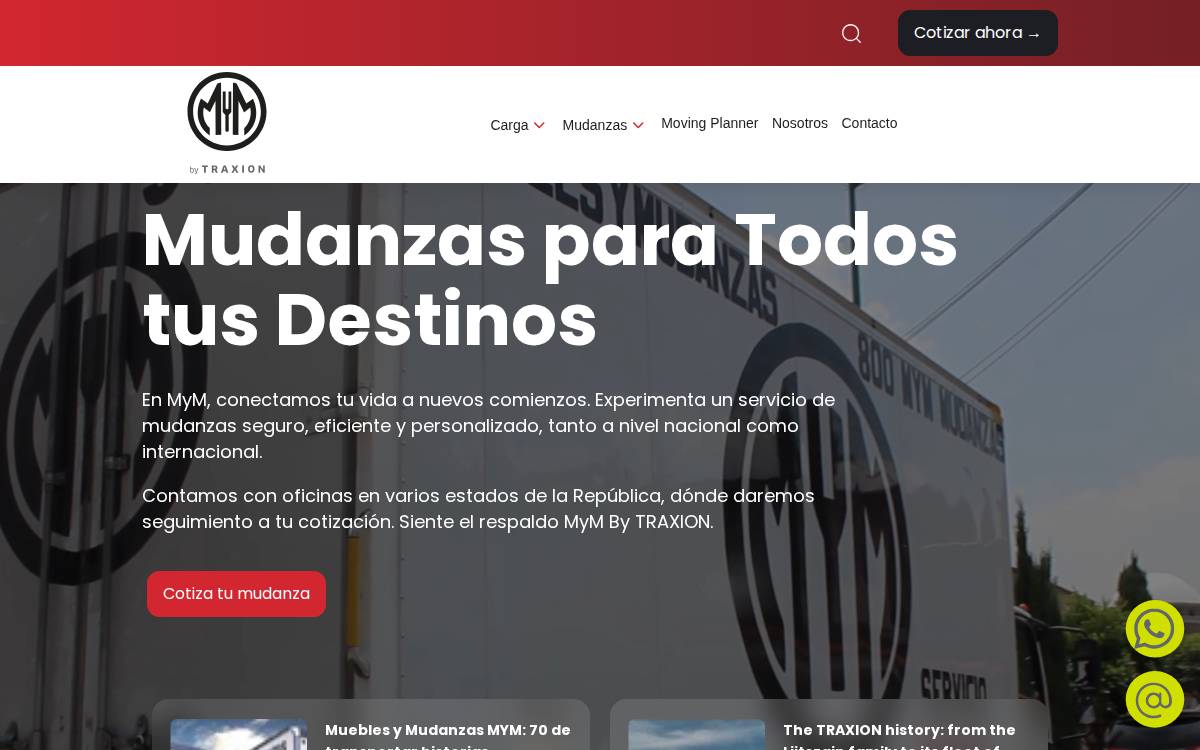 MyM website preview