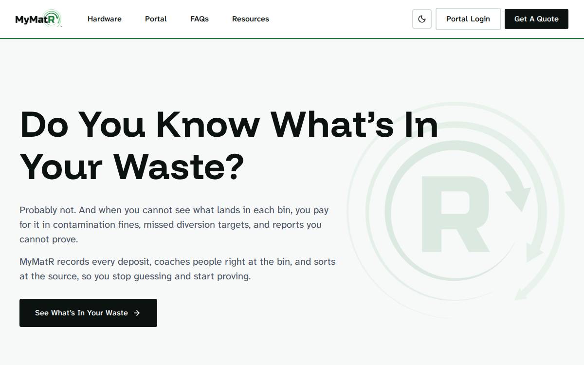 Mymatrcorp website preview