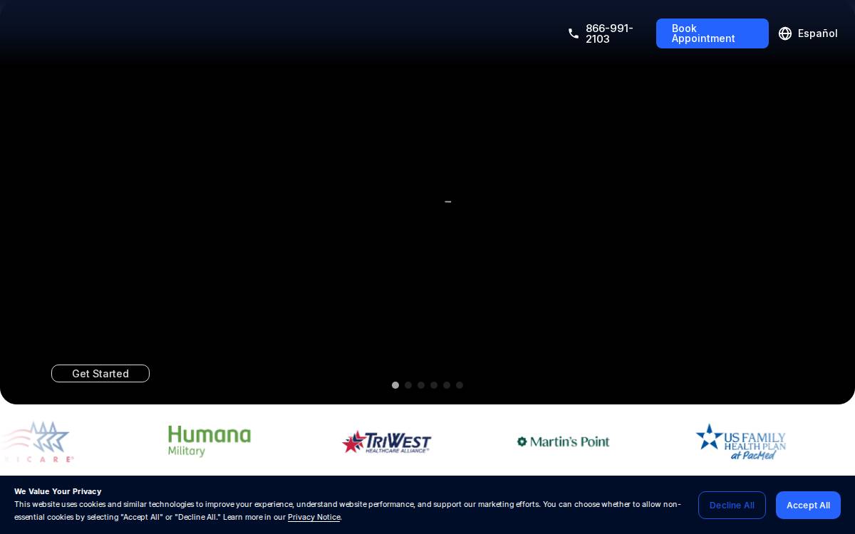 MYnd Analytics website preview
