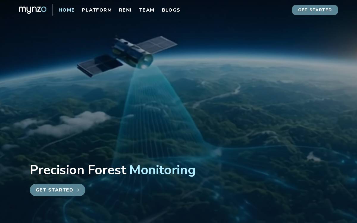 Mynzo Carbon website preview