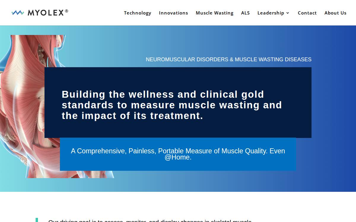 Myolex website preview