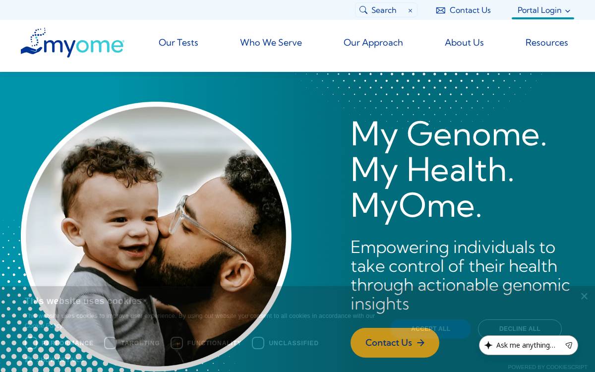 Myome website preview