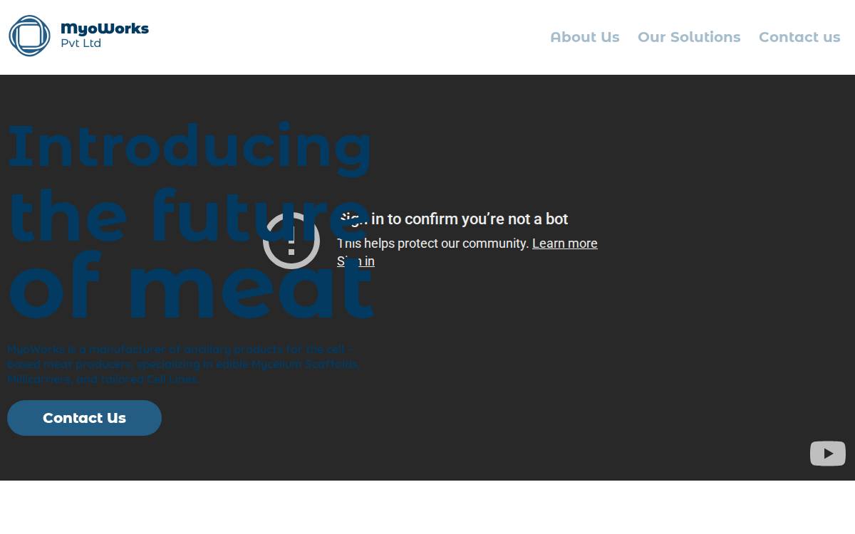Myoworks website preview