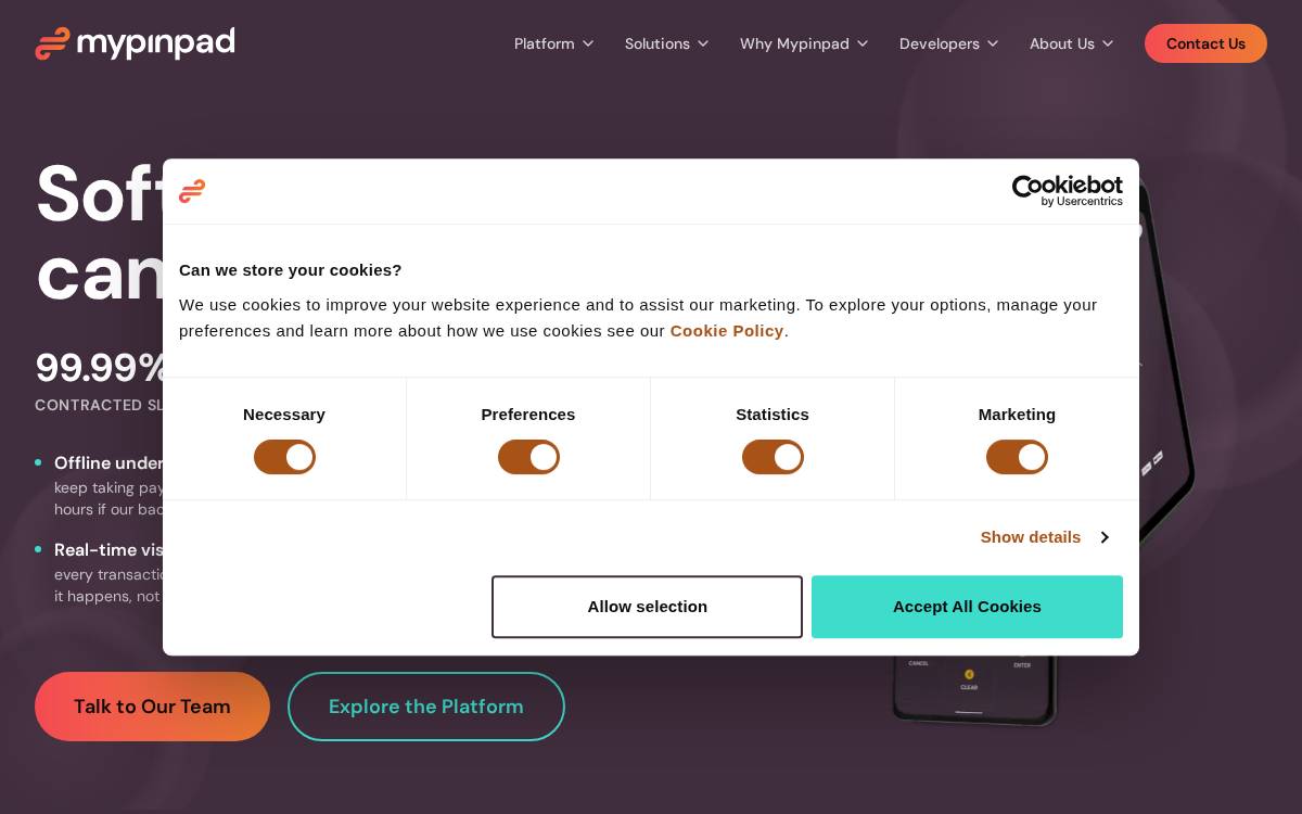 mypinpad website preview