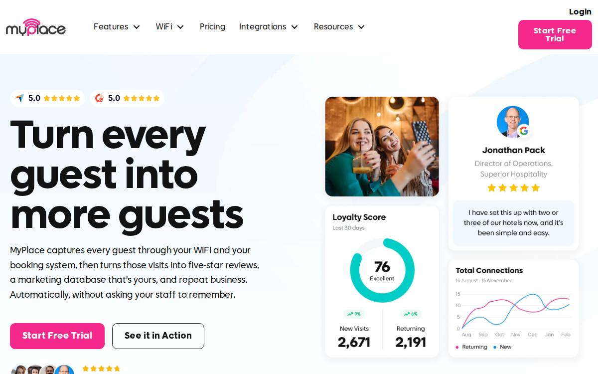 MyPlace website preview
