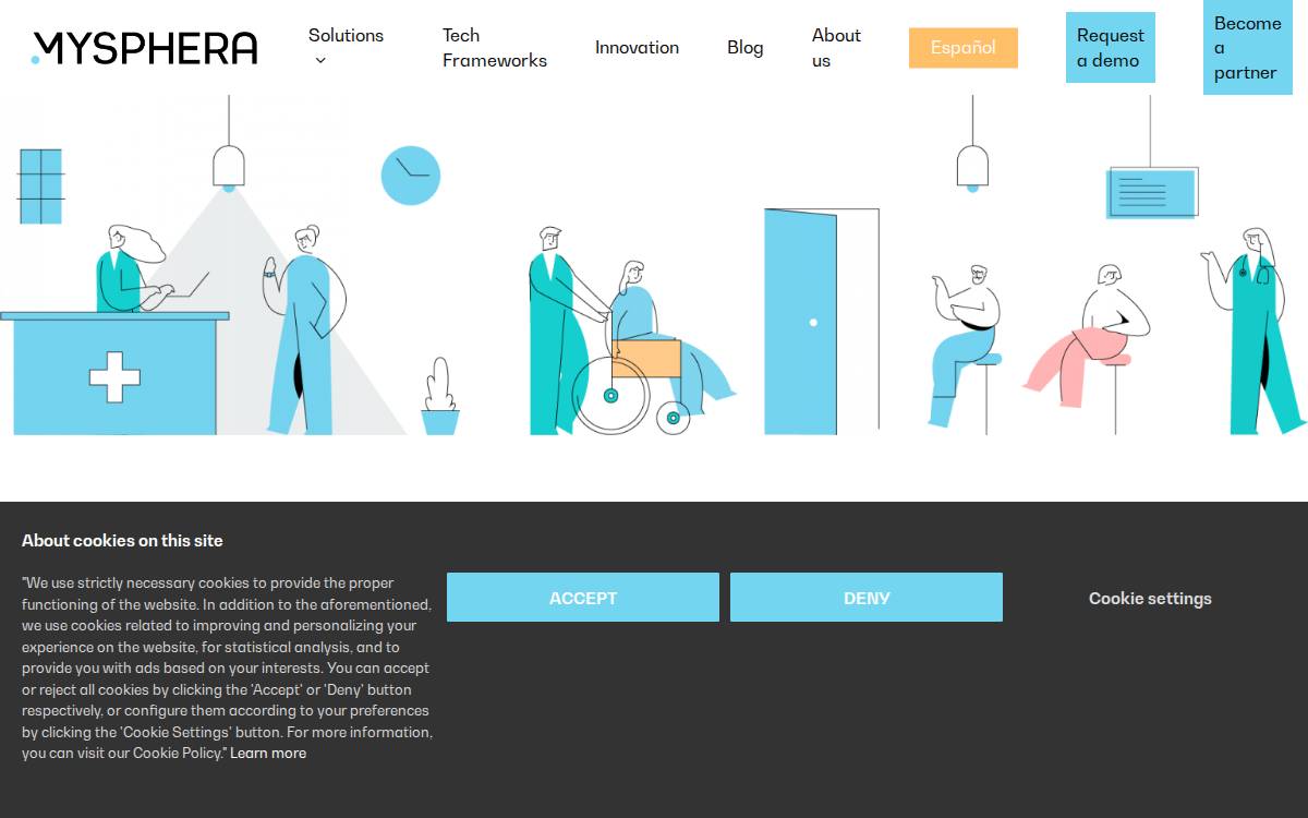 MySphera website preview