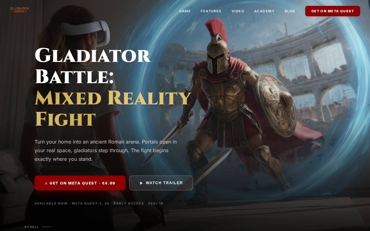 Mythbox Games website preview