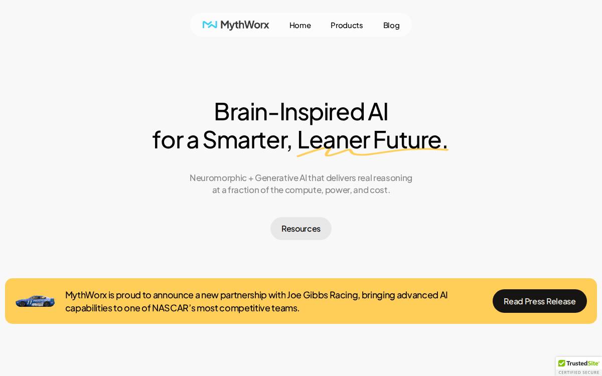 MythWorx website preview
