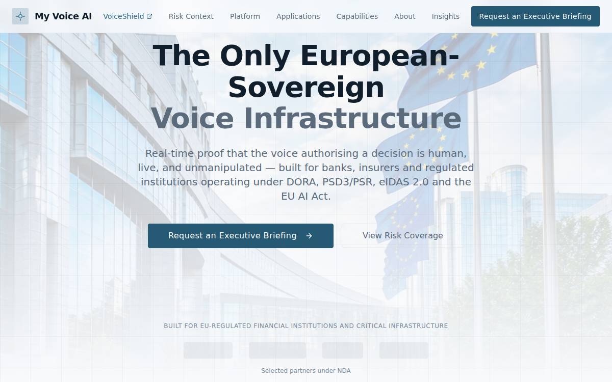 MyVoice website preview
