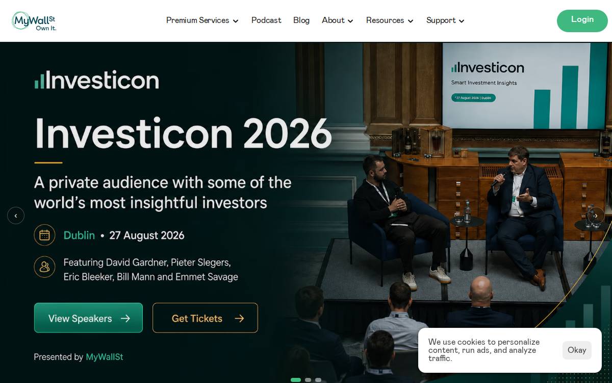 MyWallSt website preview