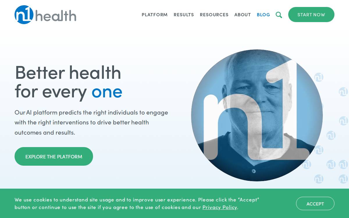 n1 Health website preview