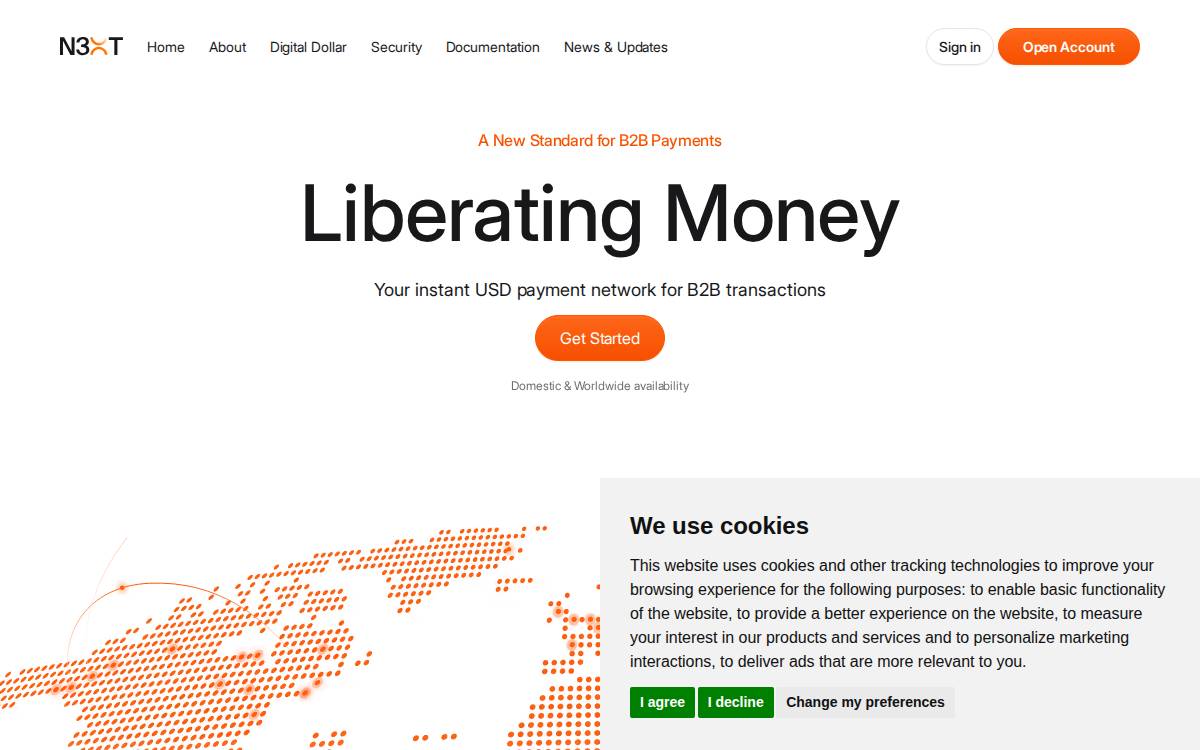 N3XT website preview